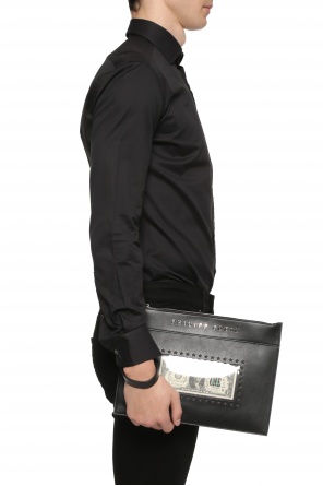 Clutch bag with a logo, zdjęcie 2 Clutch bag with a logo od Philipp Plein